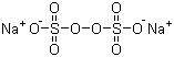 Sodium persulfate molecular structure (CAS 7775-27-1)