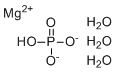 structure of CAS# 7782-75-4, Magnesium hydrogen phosphate trihydrate