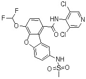structure of CAS# 778576-62-8, Oglemilast