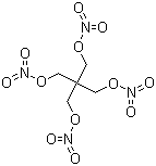 structure of CAS# 78-11-5, 季戊四醇四硝酸酯