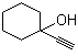 CAS # 78-27-3, 1-Ethynyl-1-cyclohexanol, 1-Ethynylcyclohexanol