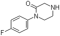structure of CAS# 780753-89-1, 1-(4-Fluorophenyl)-2-piperazinone