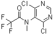 N-(4,6-Dichloro-5-pyrimidinyl)-2,2,2-trifluoro-N-methylacetamide molecular structure (CAS 781-28-2)