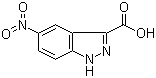CAS # 78155-76-7, 5-Nitroindazole-3-carboxylic acid, 5-Nitro-1H-indazole-3-carboxylic acid