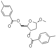 CAS # 78185-64-5, Methyl 2-deoxy-alpha-D-erythro-pentofuranoside bis(4-methylbenzoate)