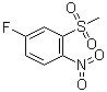 structure of CAS# 78228-02-1, 4-Fluoro-2-(methylsulfonyl)nitrobenzene