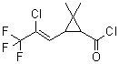 CAS # 78246-90-9, 3-(2-Chloro-3,3,3-trifluoro-1-propen-1-yl)-2,2-dimethylcyclopropanecarbonyl chloride