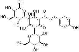 Safflomin A molecular structure (CAS 78281-02-4)