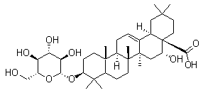 CAS # 78285-90-2, Ecliptasaponin A, Echinocystic acid-3-O-glucoside