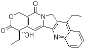 CAS # 78287-27-1, 7-Ethylcamptothecin, (S)-4,11-Diethyl-4-hydroxy-1H-pyrano(3',4':6,7)indolizino(1,2-b)quinoline-3,14(4H,12H)-dione