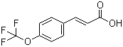 structure of CAS# 783-13-1, 3-[4-(Trifluoromethoxy)phenyl]acrylic acid
