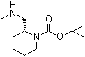 CAS # 783325-29-1, (2R)-2-[(Methylamino)methyl]-1-piperidinecarboxylic acid tert-butyl ester