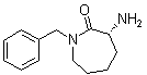 CAS 登录号：783368-48-9, (R)-3-氨基六氢-1-苄基-2H-氮杂卓-2-酮