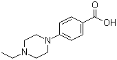structure of CAS# 784130-66-1, 4-(4-乙基哌嗪-1-基)苯甲酸