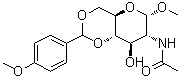 CAS # 78489-61-9, Methyl 2-(acetylamino)-2-deoxy-4,6-O-[(4-methoxyphenyl)methylene]-alpha-D-glucopyranoside
