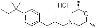 CAS # 78613-38-4, Amorolfine hydrochloride, (+/-)-cis-2,6-Dimethyl-4-[2-methyl-3-(p-tert-pentylphenyl)propyl]morpholine hydrochloride