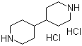 structure of CAS# 78619-84-8, 4,4'-Bipiperidine dihydrochloride