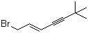 CAS # 78629-21-7, (E)-1-Bromo-6,6-dimethyl-2-hepten-4-yne
