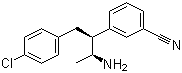 CAS 登录号：789490-07-9, rel-3-[(1R,2R)-2-氨基-1-[(4-氯苯基)甲基]丙基]苄腈