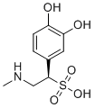 CAS # 78995-75-2, Adrenaline EP Impurity F, (1R)-1-(3,4-dihydroxyphenyl)-2-(methylamino)ethanesulfonic acid