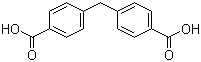 CAS # 790-83-0, Diphenylmethane-4,4'-dicarboxylic acid, 4,4'-Methylenedibenzoic acid, 4-[(4-Carboxyphenyl)methyl]benzoic acid, Bis(4-carboxyphenyl)methane, Bis(p-carboxyphenyl)methane, Diphenylmethan-4,4'-dicarboxylic acid