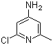 structure of CAS# 79055-63-3, 2-Chloro-6-methyl-4-pyridinamine