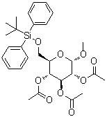 CAS # 790685-09-5, Methyl 6-O-[(1,1-dimethylethyl)diphenylsilyl]-alpha-D-glucopyranoside triacetate