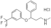structure of CAS# 79088-29-2, N-甲基-gamma-[3-(三氟甲基)苯氧基]苯丙胺盐酸盐
