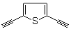CAS # 79109-72-1, 2,5-Bis(ethynyl)thiophene, 2,5-Diethynylthiophene