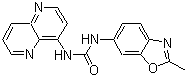 CAS # 792173-99-0, N-(2-Methyl-6-benzoxazolyl)-N'-1,5-naphthyridin-4-ylurea