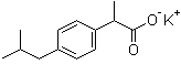 CAS # 79261-49-7, Ibuprofen potassium, Ibuprofen potassium salt, Potassium ibuprofen