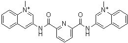 CAS # 794458-56-3, 3,3'-[2,6-Pyridinediylbis(carbonylimino)]bis[1-methylquinolinium], 360A