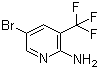structure of CAS# 79456-34-1, 2-Amino-5-bromo-3-(trifluoromethyl)pyridine