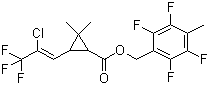CAS # 79538-32-2, Tefluthrin, 2,3,5,6-Tetrafluoro-4-methylbenzyl(Z)-(1RS,3RS)-3-(2-chloro- 3,3,3-trifluoro-1-propenyl-2,2-dimethylcyclopropanecarboxylate