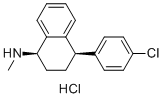 structure of CAS# 79617-90-6, (1R,4R)-舍曲林4-氯苯基杂质盐酸盐