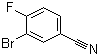 3-Bromo-4-fluorobenzonitrile molecular structure (CAS 79630-23-2)