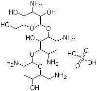 structure of CAS# 79645-27-5, 硫酸妥布霉素