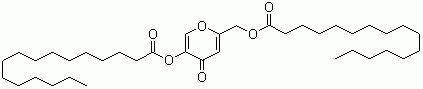 Kojic acid dipalmitate molecular structure (CAS 79725-98-7)