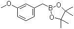 CAS # 797762-23-3, 3-Methoxybenzylboronic acid pinacol ester, 2-(3-Methoxybenzyl)-4,4,5,5-tetramethyl-1,3,2-dioxaborolane