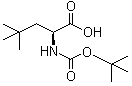 structure of CAS# 79777-82-5, N-(叔丁氧羰基)-L-新戊基甘氨酸