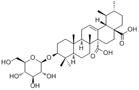 Quinovic acid 3-O-beta-D-glucoside molecular structure (CAS 79955-41-2)