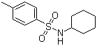 structure of CAS# 80-30-8, N-Cyclohexyl-4-methylbenzenesulfonamide
