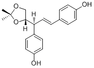 structure of CAS# 800389-33-7, 脱碳木脂素缩丙酮