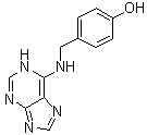 CAS # 80054-30-4, 4-[(9H-Purin-6-ylamino)methyl]phenol, 6-(4-Hydroxybenzylamino)purine, 6-p-Hydroxybenzylaminopurine, Para-topolin, p-Topolin