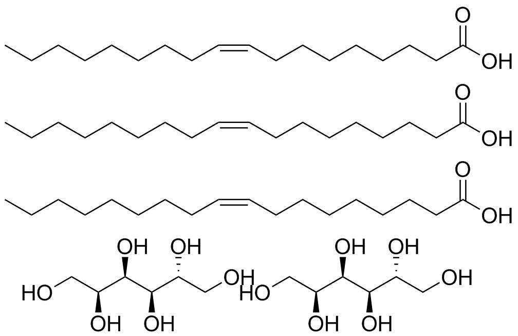 Sorbitan Sesquioleate molecular structure (CAS 8007-43-0)
