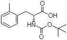 CAS # 80102-29-0, Boc-2-methyl-D-phenylalanine, Boc-D-Phe(2-Me)-OH, Boc-D-2-Methylphe, tert-Butoxycarbonyl-D-2-methylphenylalanine