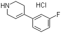 structure of CAS# 80120-00-9, 4-(3-氟苯基)-1,2,3,6-四氢吡啶盐酸盐