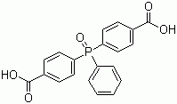 structure of CAS# 803-19-0, 双(4-羧基苯基)苯基氧化膦