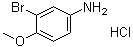 structure of CAS# 80523-34-8, 3-溴-4-甲氧基苯胺盐酸盐