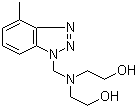 2,2'-[[(4-Methyl-1H-benzotriazol-1-yl)methyl]imino]bisethanol molecular structure (CAS 80584-89-0)